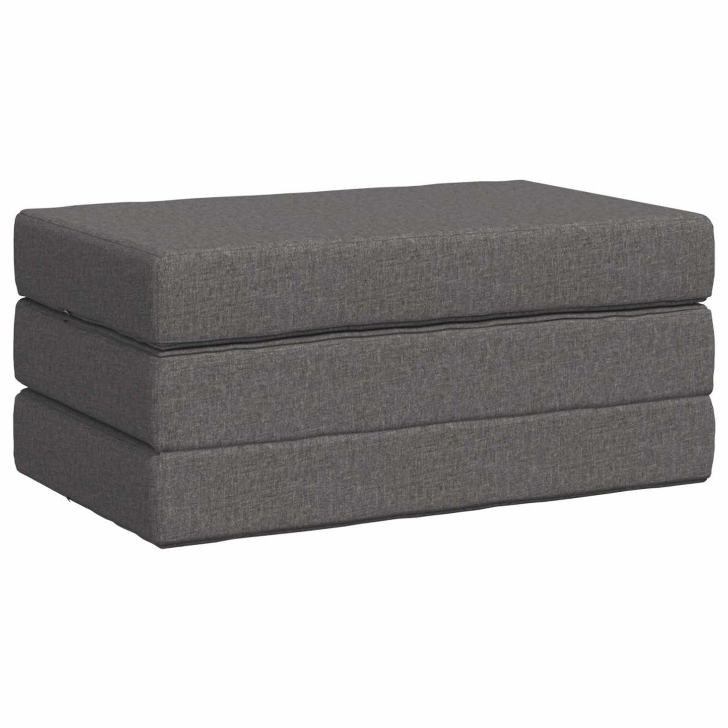 Vouwbare Bankbed 100 x 67 x 45 cm Lichtgrijs