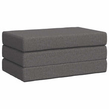 Vouwbare Bankbed 100 x 67 x 45 cm Lichtgrijs
