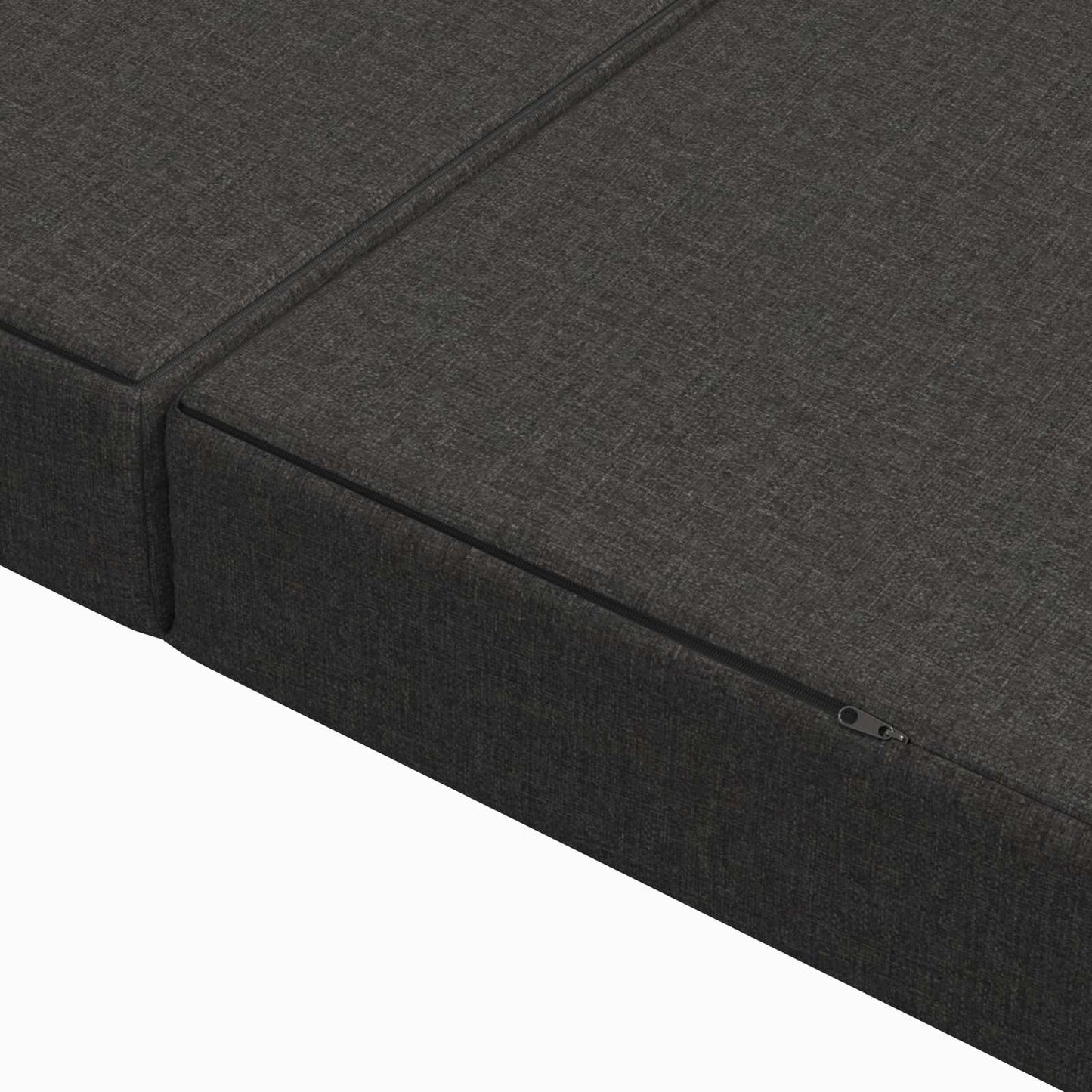 Vouwbare Bankbed 100 x 67 x 45 cm Donkergrijs