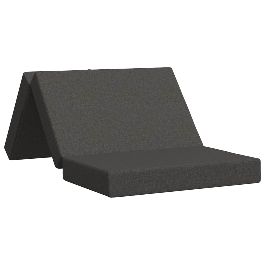 Vouwbare Bankbed 100 x 67 x 45 cm Donkergrijs