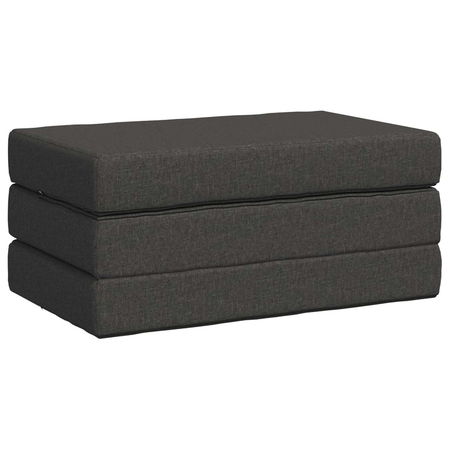 Vouwbare Bankbed 100 x 67 x 45 cm Donkergrijs