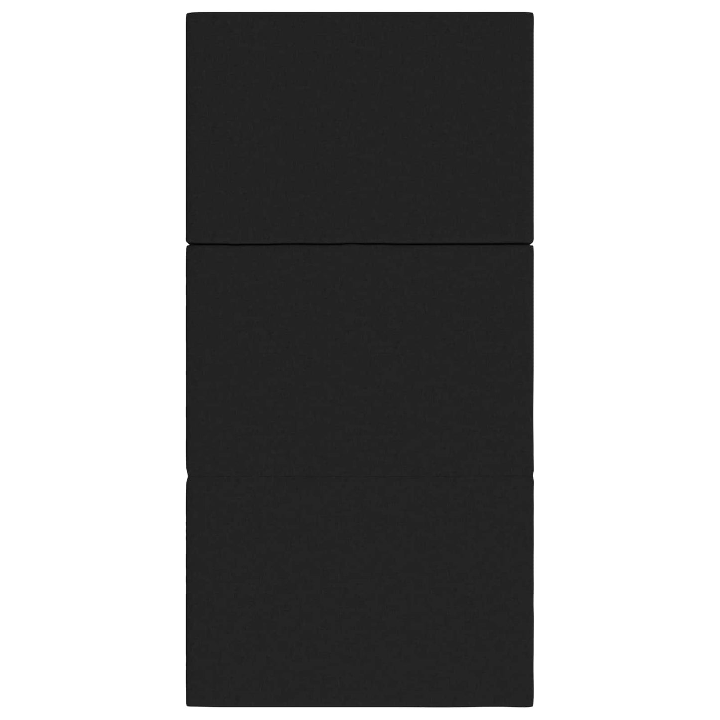 Vouwbare Bankbed 100 x 67 x 45 cm Zwart