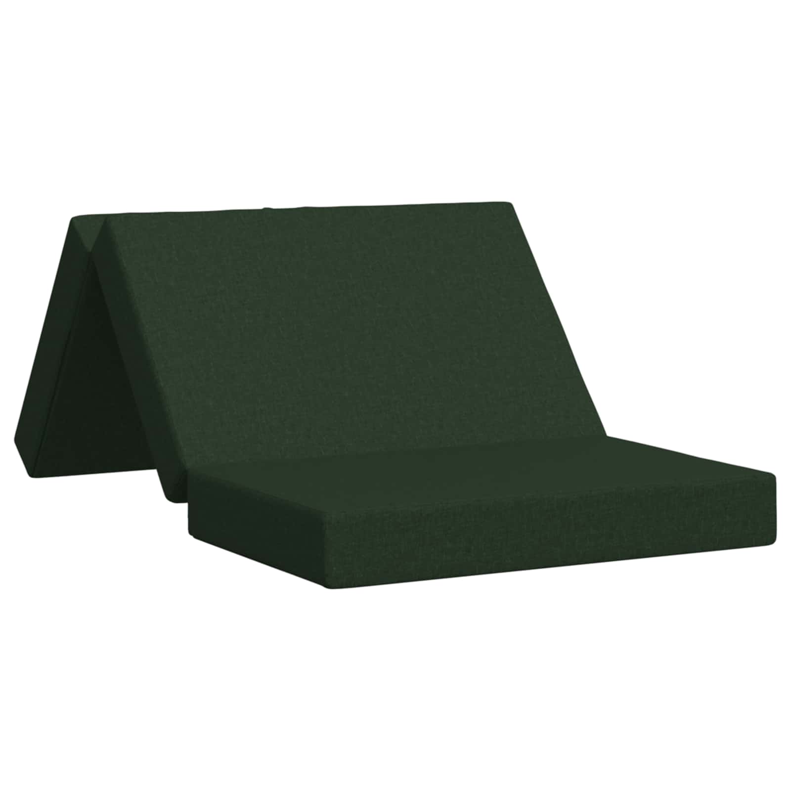 Vouwbare Bankbed 100 x 67 x 45 cm Donkergroen