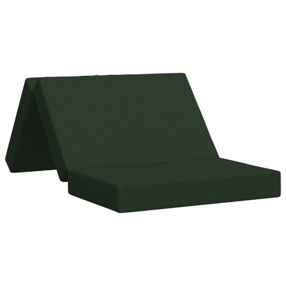 Vouwbare Bankbed 100 x 67 x 45 cm Donkergroen