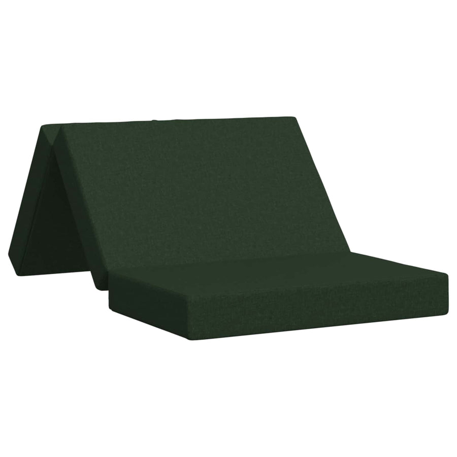 Vouwbare Bankbed 100 x 67 x 45 cm Donkergroen
