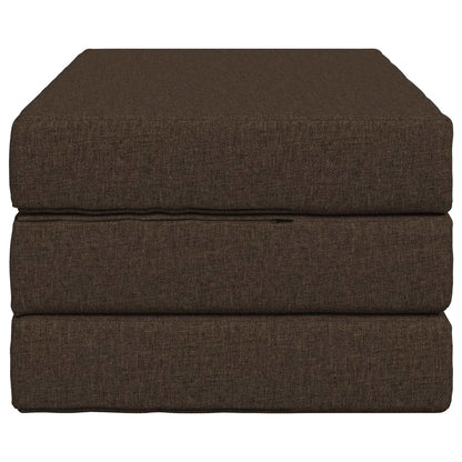 Vouwbare Bankbed 100 x 67 x 45 cm Taupe