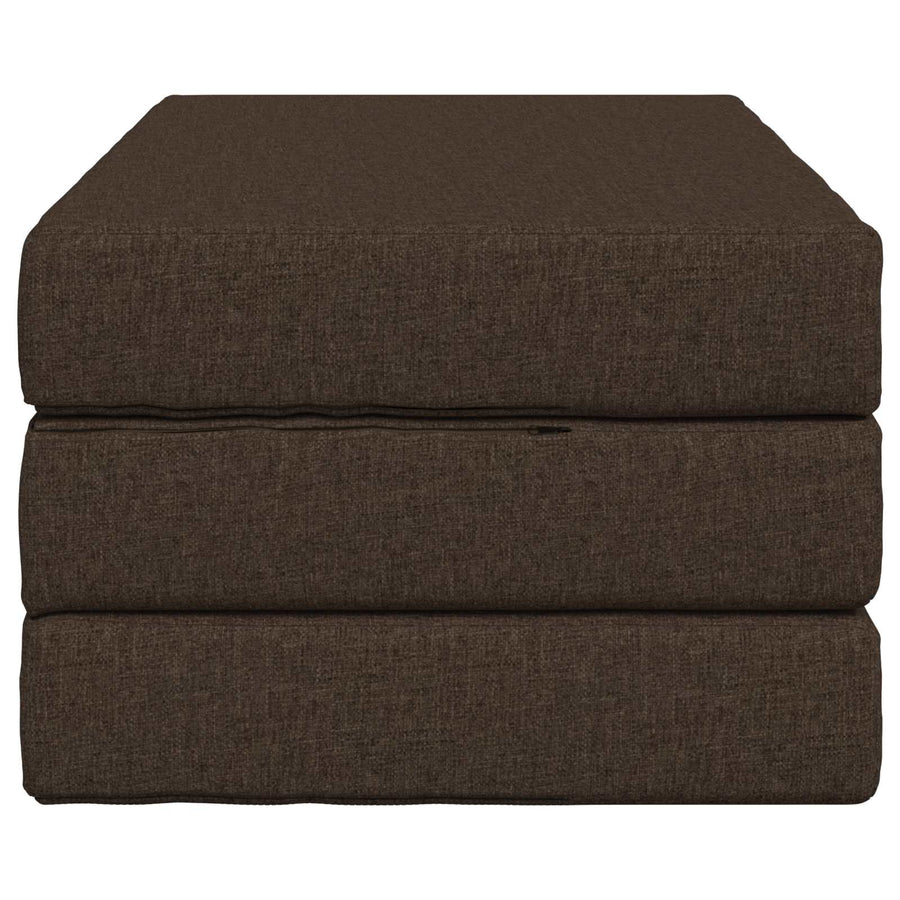 Vouwbare Bankbed 100 x 67 x 45 cm Taupe