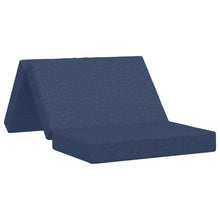 Vouwbare Bankbed 100 x 67 x 45 cm Blauw