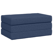 Vouwbare Bankbed 100 x 67 x 45 cm Blauw