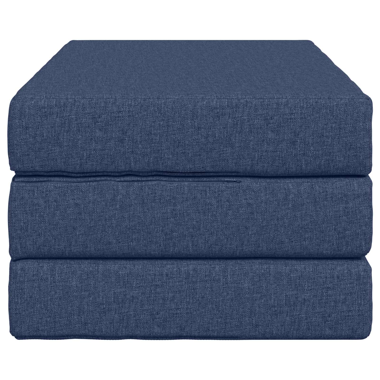 Vouwbare Bankbed 100 x 67 x 45 cm Blauw