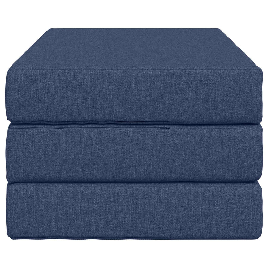 Vouwbare Bankbed 100 x 67 x 45 cm Blauw