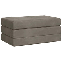 Vouwbare Bankbed 100 x 67 x 45 cm Lichtgrijs