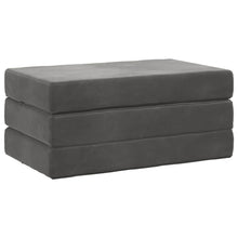 Vouwbare Bankbed 100 x 67 x 45 cm Donkergrijs