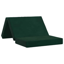Vouwbare Bankbed 100 x 67 x 45 cm Donkergroen