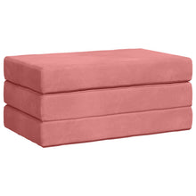 Vouwbare Bankbed 100 x 67 x 45 cm Roze