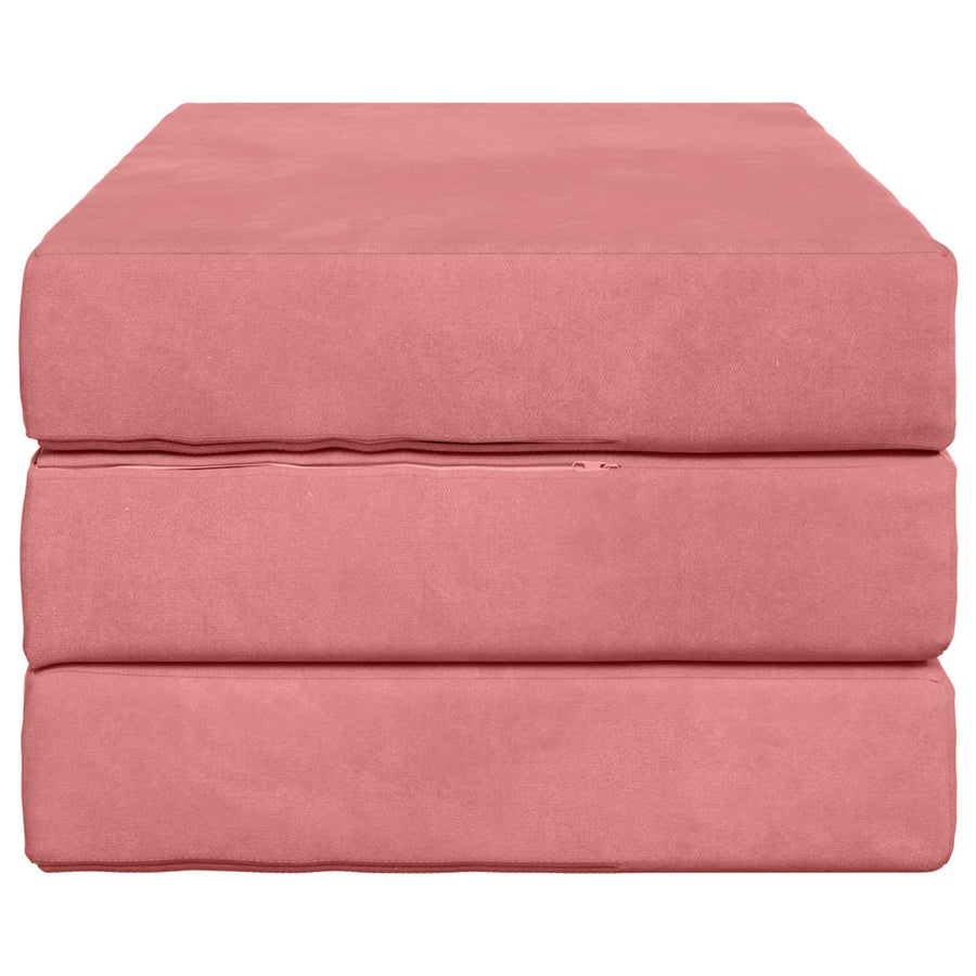 Vouwbare Bankbed 100 x 67 x 45 cm Roze