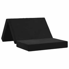 Vouwbare Bankbed 100 x 67 x 45 cm Zwart