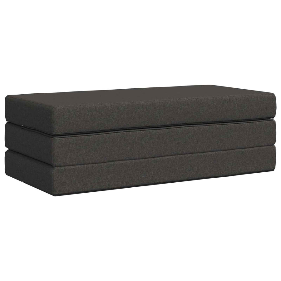 Vouwbare Bankbed 120 x 67 x 45 cm Donkergrijs