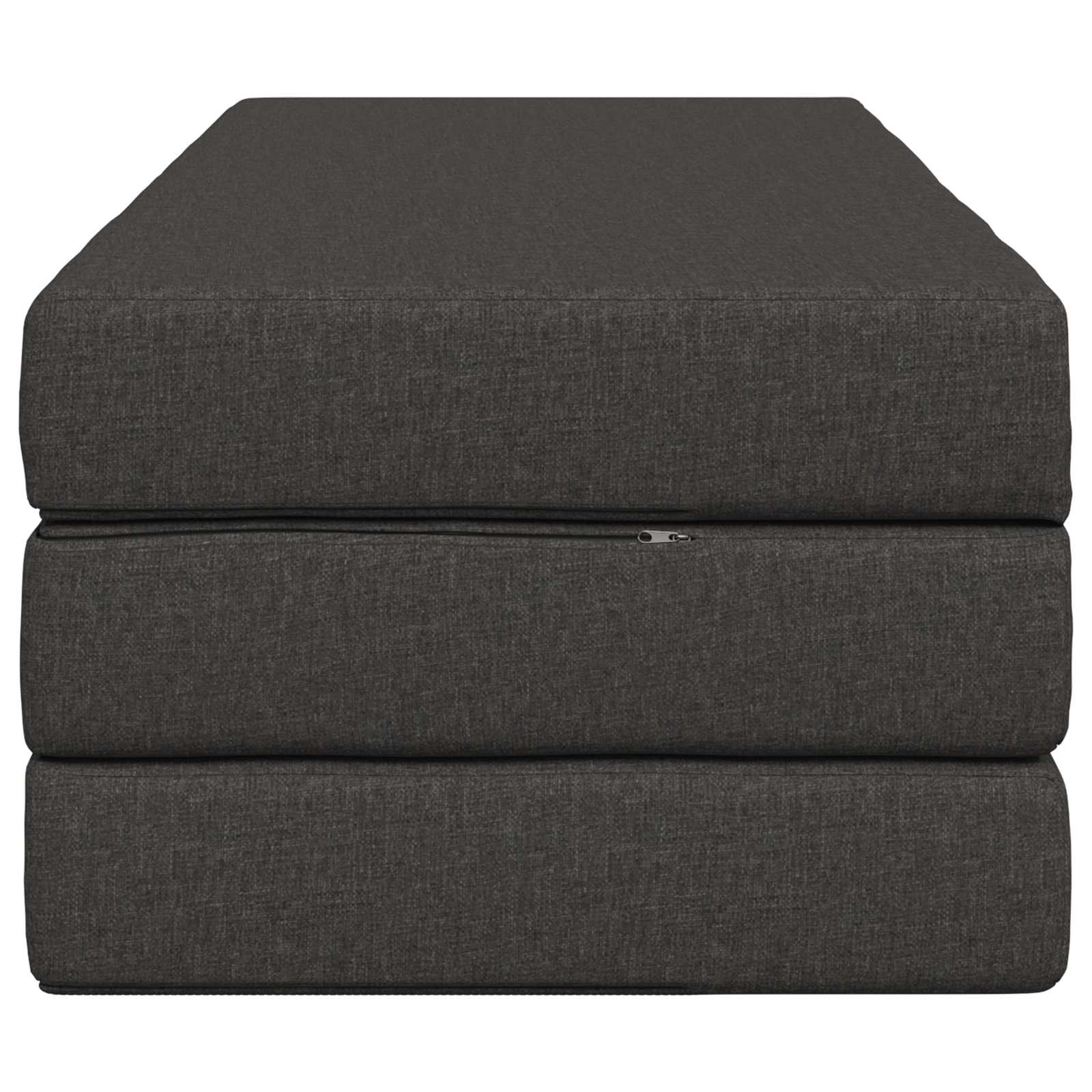 Vouwbare Bankbed 120 x 67 x 45 cm Donkergrijs