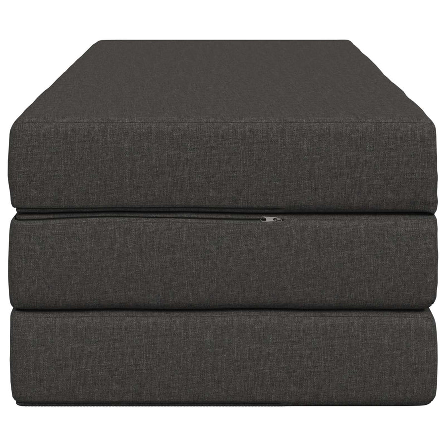 Vouwbare Bankbed 120 x 67 x 45 cm Donkergrijs