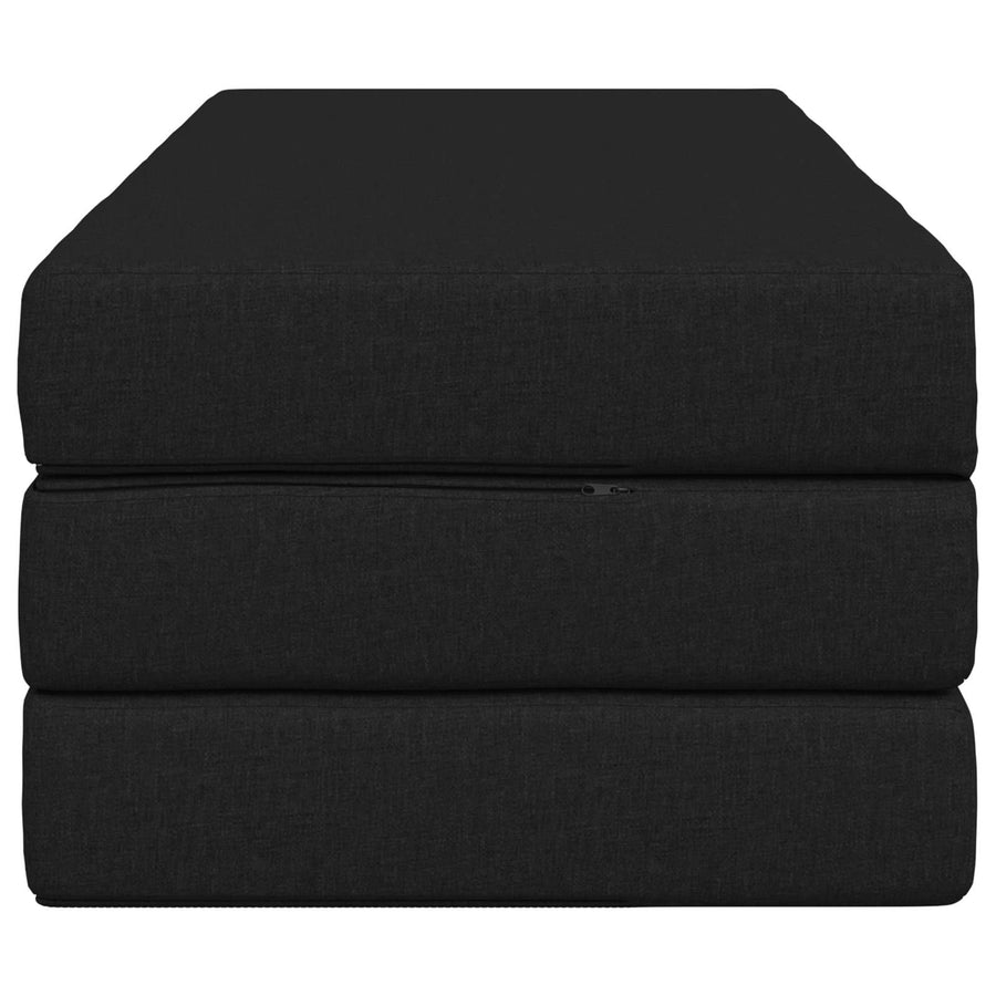 Vouwbare Bankbed 120 x 67 x 45 cm Zwart