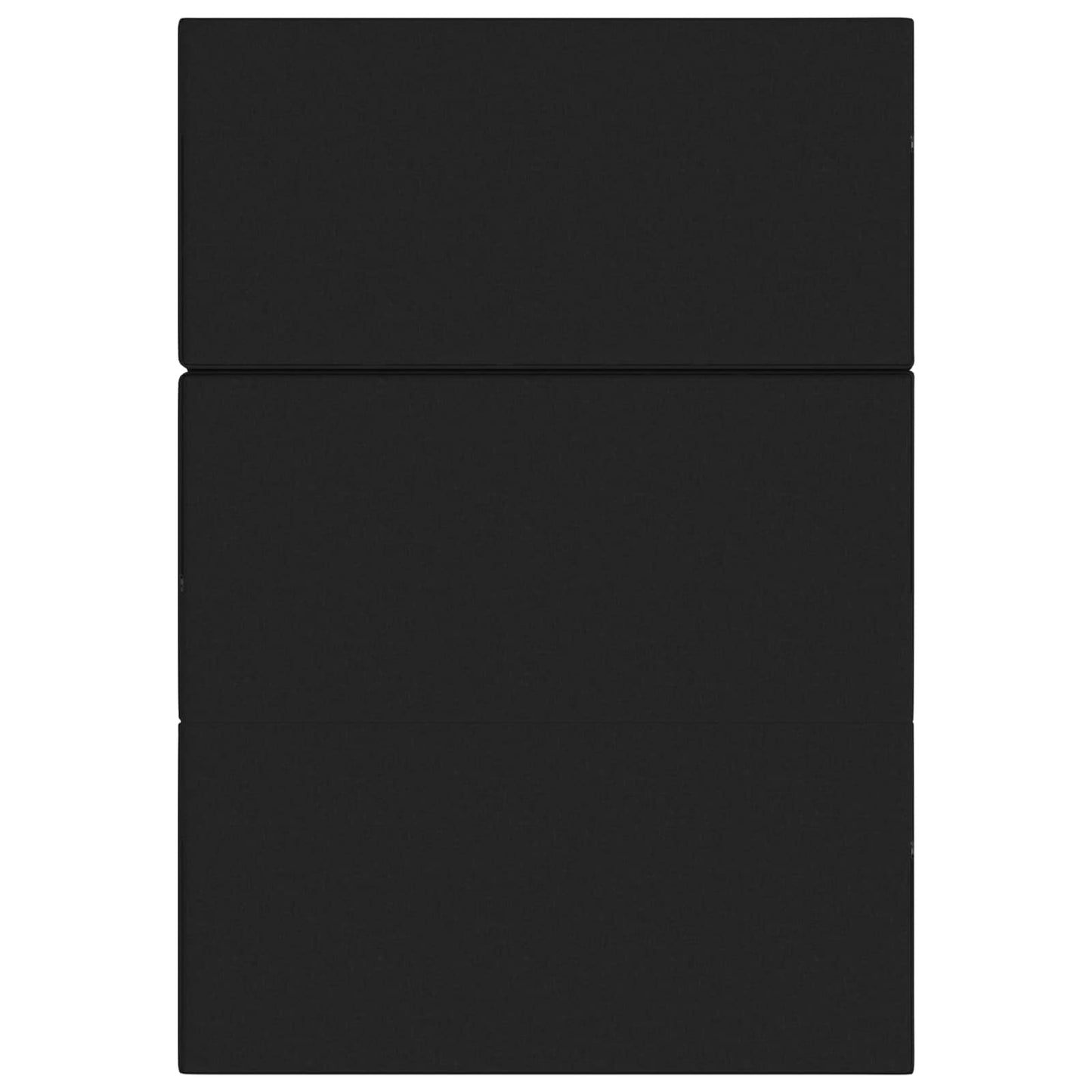 Vouwbare Bankbed 120 x 67 x 45 cm Zwart