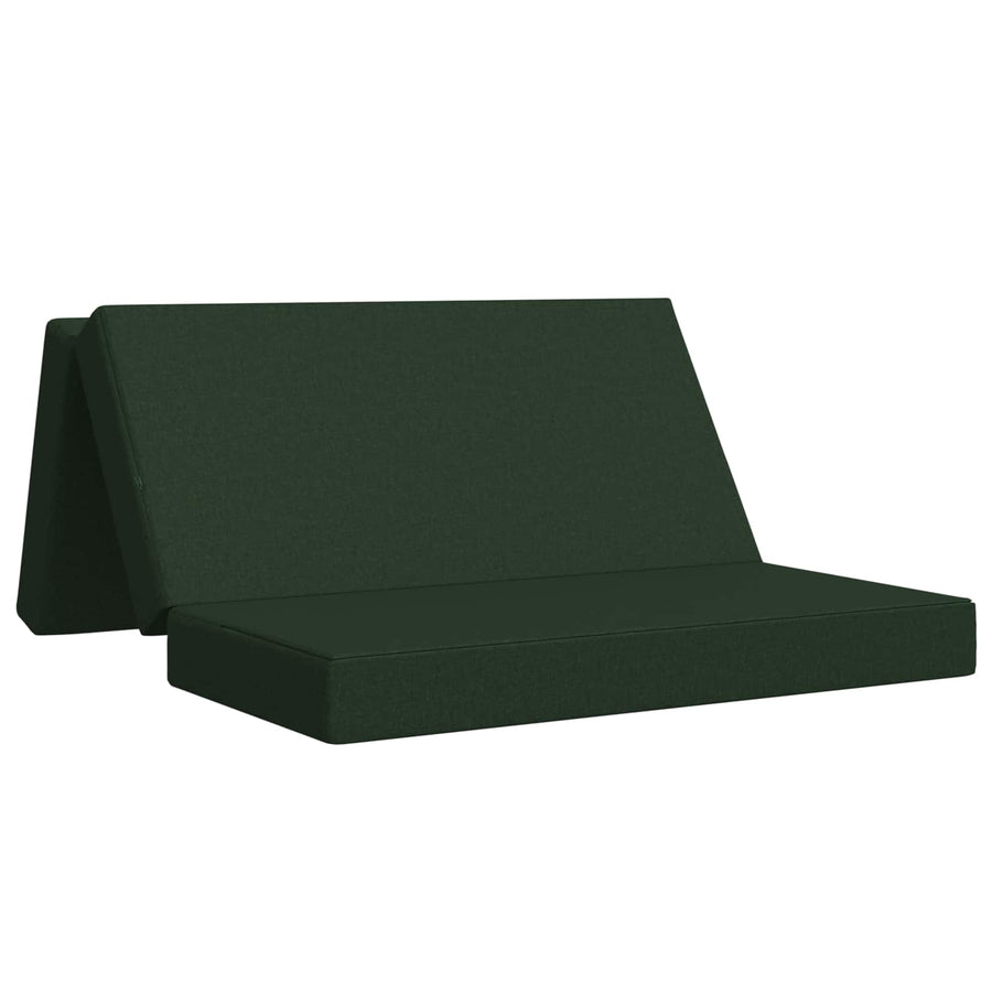 Vouwbare Bankbed 120 x 67 x 45 cm Donkergroen