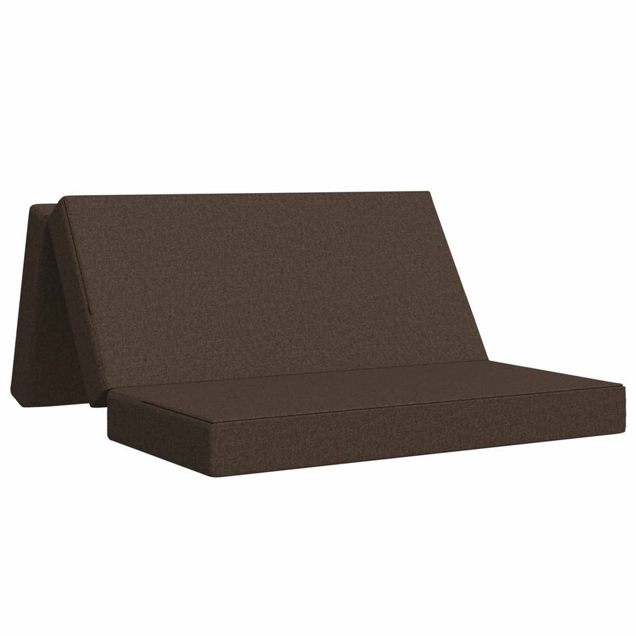 Vouwbare Bankbed 120 x 67 x 45 cm Taupe
