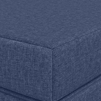 Vouwbare Bankbed 120 x 67 x 45 cm Blauw