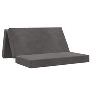 Vouwbare slaapbank 120x67x45 cm donkergrijs