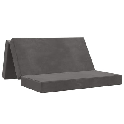 Vouwbare Bankbed 120 x 67 x 45 cm Donkergrijs