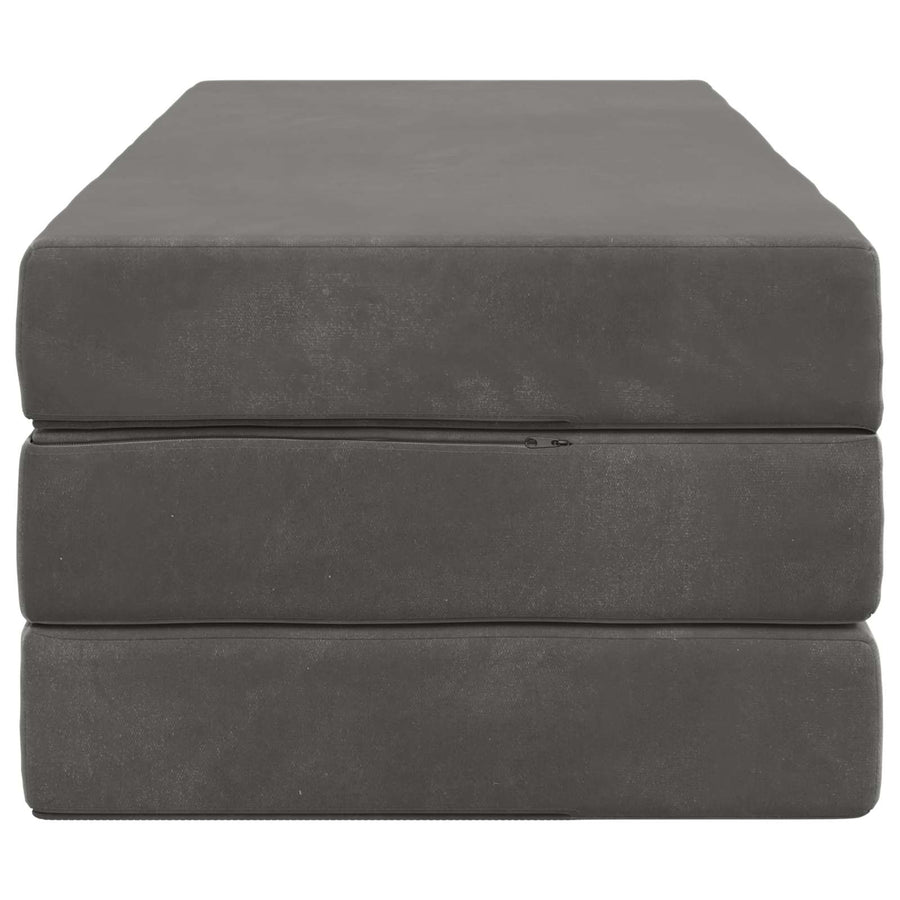 Vouwbare Bankbed 120 x 67 x 45 cm Donkergrijs