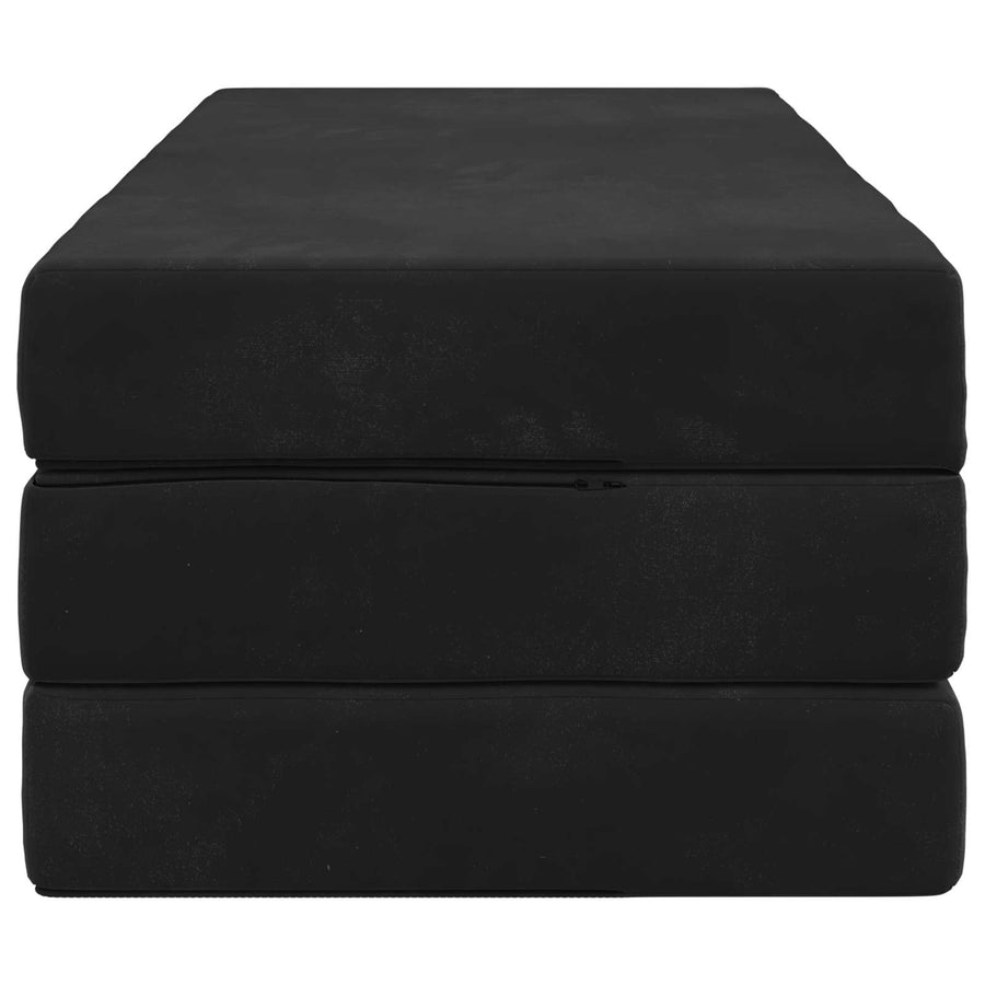 Vouwbare Bankbed 120 x 67 x 45 cm Zwart