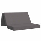 Foldable Sofa Bed 140 x 67 x 45 cm Light Grey