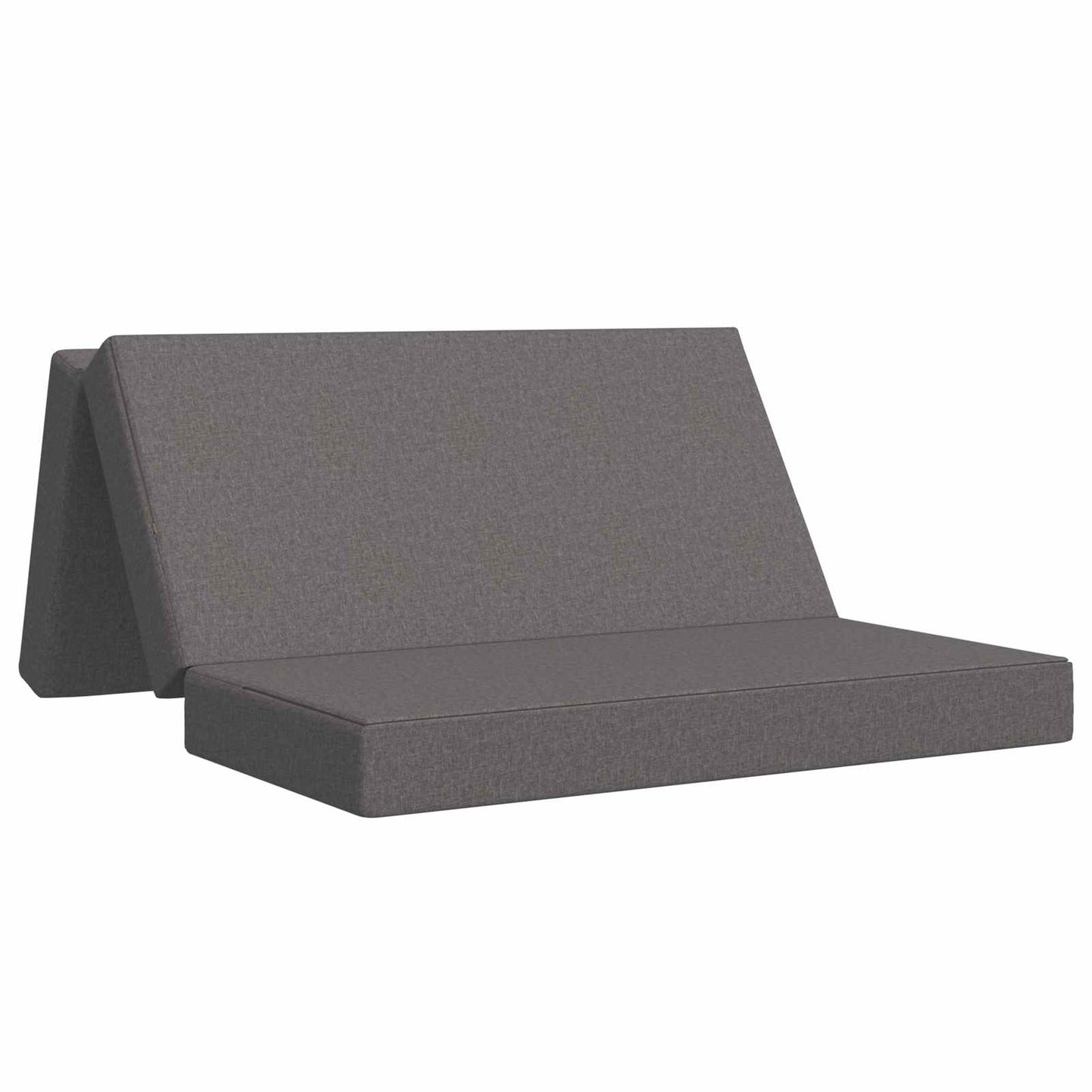 Vouwbare Bankbed 140 x 67 x 45 cm Lichtgrijs
