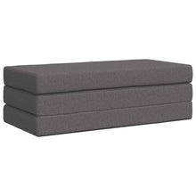 Vouwbare Bankbed 140 x 67 x 45 cm Lichtgrijs