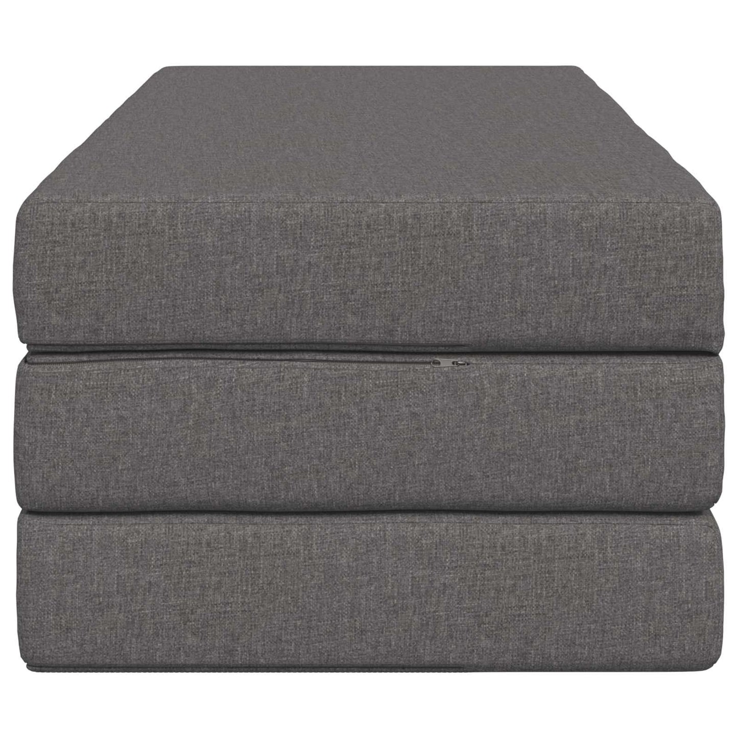 Vouwbare Bankbed 140 x 67 x 45 cm Lichtgrijs