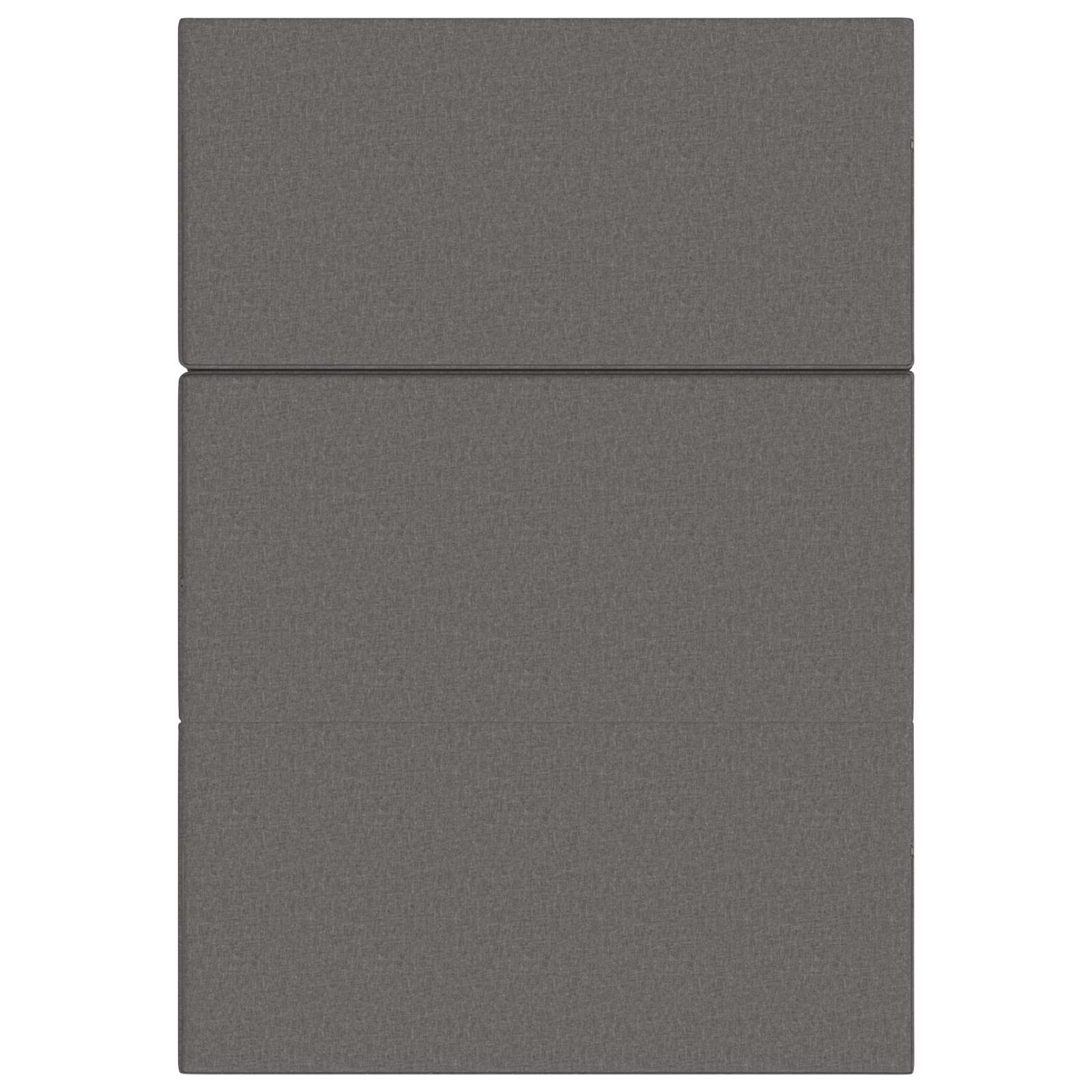 Vouwbare Bankbed 140 x 67 x 45 cm Lichtgrijs