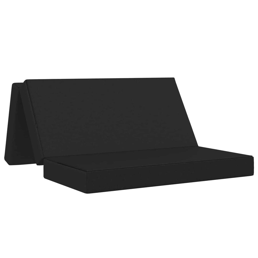 Vouwbare Bankbed 140 x 67 x 45 cm Zwart