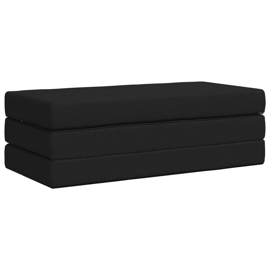 Vouwbare Bankbed 140 x 67 x 45 cm Zwart
