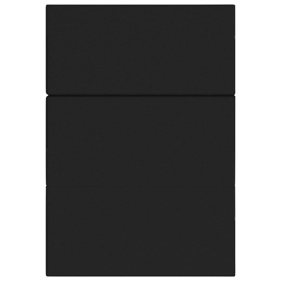 Vouwbare Bankbed 140 x 67 x 45 cm Zwart