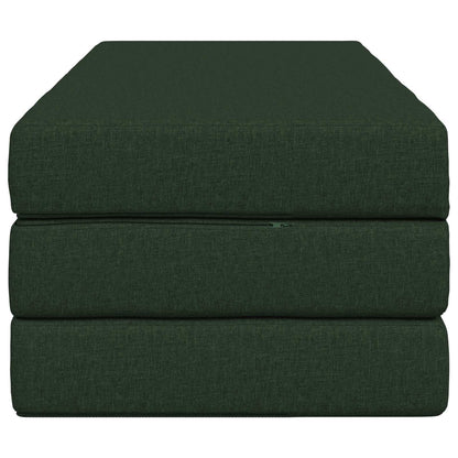 Vouwbare Bankbed 140 x 67 x 45 cm Donkergroen