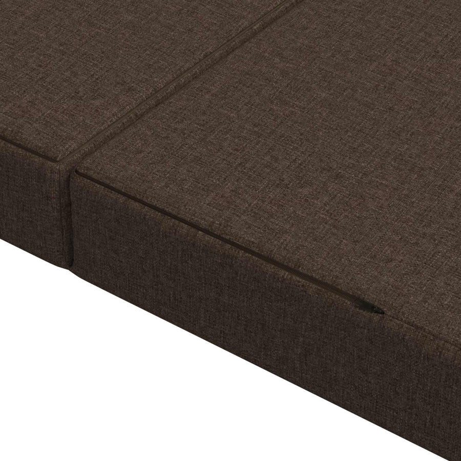 Vouwbare Bankbed 140 x 67 x 45 cm Taupe