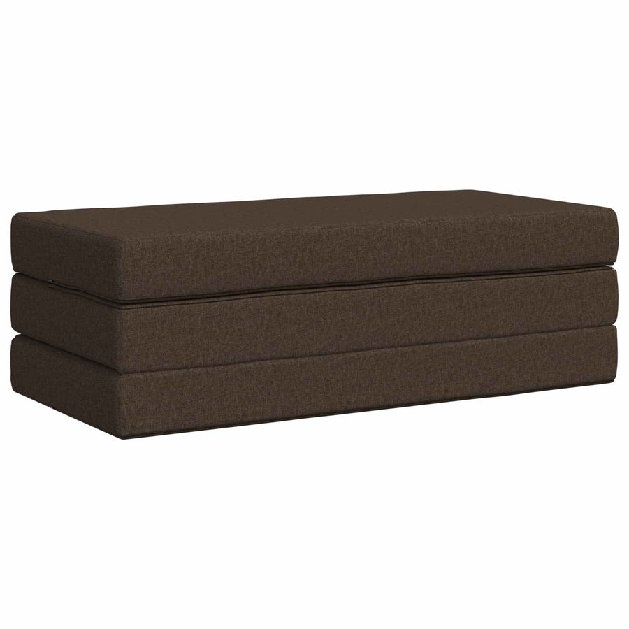 Vouwbare Bankbed 140 x 67 x 45 cm Taupe