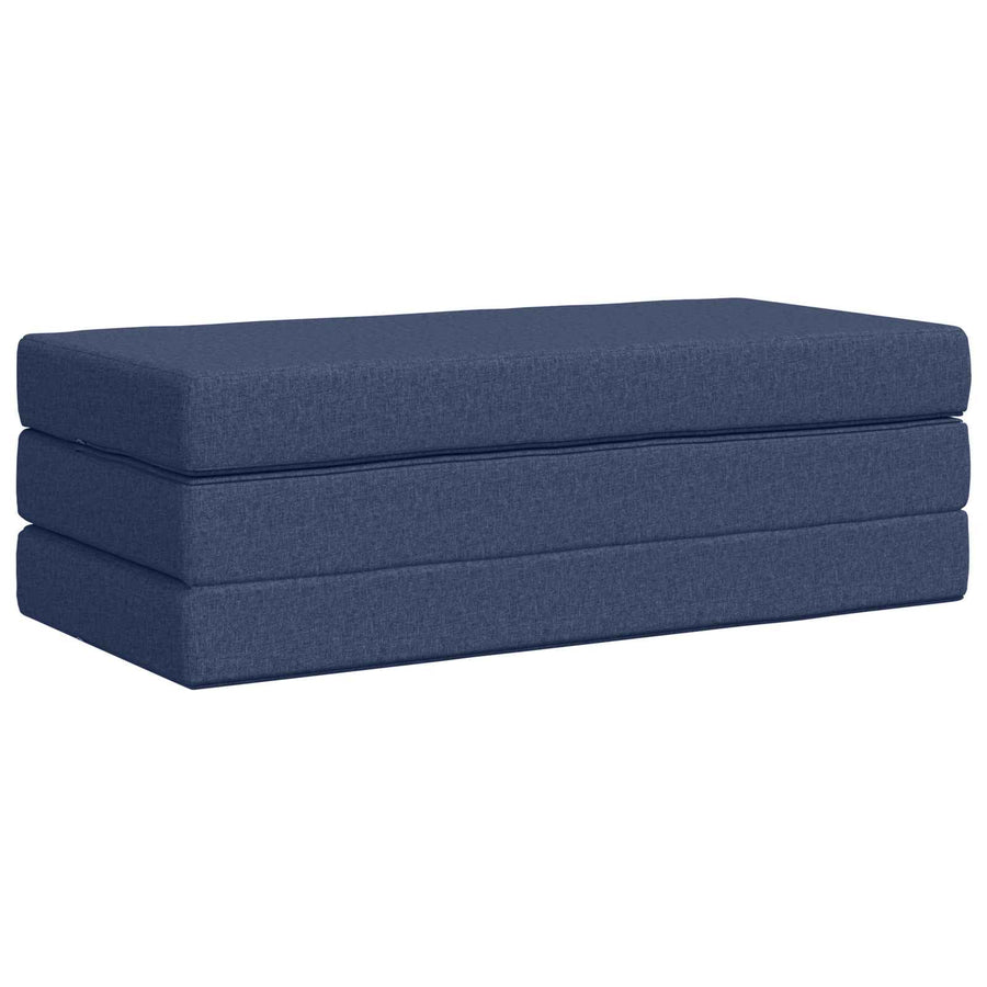 Vouwbare Bankbed 140 x 67 x 45 cm Blauw