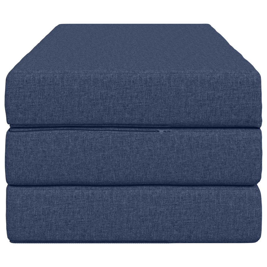 Vouwbare Bankbed 140 x 67 x 45 cm Blauw