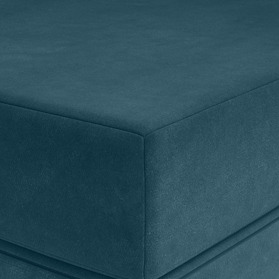 Vouwbare Bankbed 140 x 67 x 45 cm Blauw