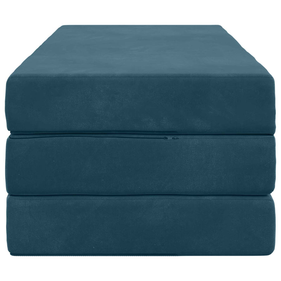 Vouwbare Bankbed 140 x 67 x 45 cm Blauw
