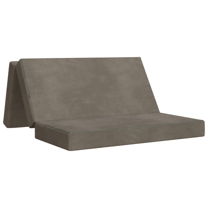 Vouwbare Bankbed 140 x 67 x 45 cm Lichtgrijs