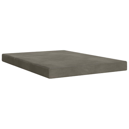 Vouwbare Bankbed 140 x 67 x 45 cm Lichtgrijs